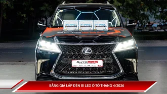 Bảng giá đèn bi Led ô tô tháng 4/2026
