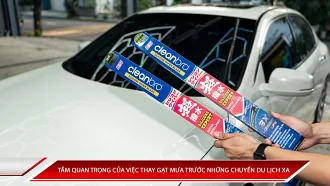 Tầm quan trọng của việc thay gạt mưa trong những chuyến đi xa