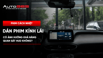 Dán phim kính lái có ảnh hưởng khả năng quan sát HUD không?