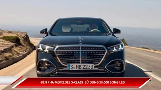 Đèn Pha Mercedes S-Class sử dụng 50.000 bóng led