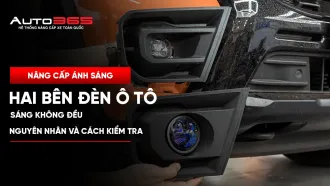 Hai bên đèn ô tô sáng không đều: Nguyên nhân, cách kiểm tra