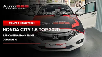Honda City 1.5 TOP 2020 lắp camera hành trình 70mai A510