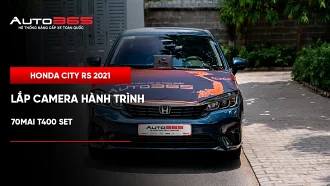 Honda City RS 2021 lắp camera hành trình 70mai T400 Set