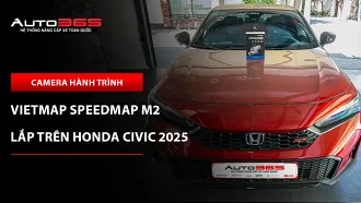 Honda Civic 2025 RS lắp Vietmap Speedmap M2 trước–sau