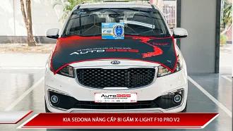Kia Sedona nâng cấp bi gầm X-Light F10 Pro V2