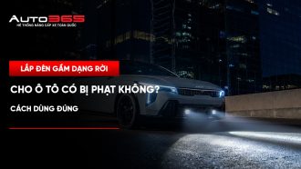 Lắp đèn gầm dạng rời cho ô tô có bị phạt không? Cách dùng đúng