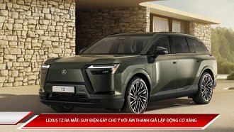 Lexus TZ ra mắt: Suv điện gây chú ý với âm thanh giả lập động cơ xăng