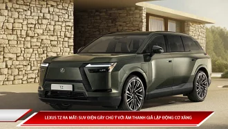 Lexus TZ ra mắt: Suv điện gây chú ý với âm thanh giả lập động cơ xăng