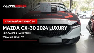 Mazda CX-30 2024 Luxury lắp camera hành trình 70mai 4K A810 Lite