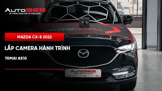 Mazda CX-8 2022 lắp camera hành trình 70mai A510