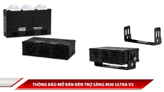 Thông báo mở bán đèn trợ sáng Titan Moto M30 Ultra V2