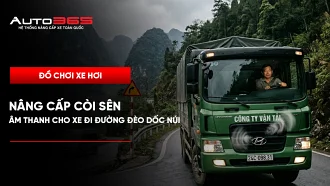 Nâng cấp còi sên âm thanh vang ấm cho xe đi đường đèo dốc núi 