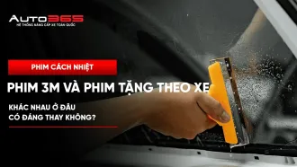 Phim cách nhiệt 3M và phim tặng theo xe: khác nhau ở đâu, có đáng thay không?