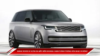 Range Rover SV Ultra ra mắt: Biến khoang cabin thành “phòng hòa nhạc di động” 