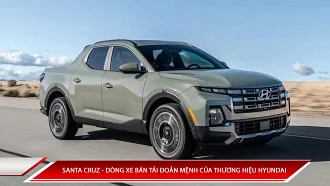 Santa Cruz - dòng xe bán tải đoản mệnh của thương hiệu Hyundai