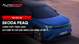 Skoda Peaq chính thức trình làng: SUV điện 7 chỗ đầu bảng của hãng xe Séc 