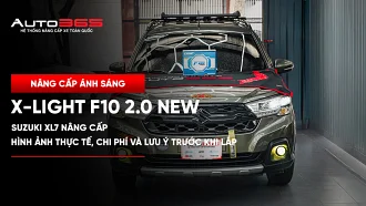 Suzuki XL7 nâng cấp Bi gầm X-Light F10 2.0 New: Hình ảnh thực tế, chi phí và lưu ý trước khi lắp