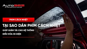 Tại sao dán phim cách nhiệt giúp giảm tải cho hệ thống điều hòa xe điện 