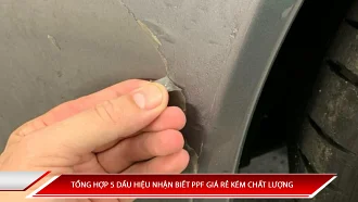 Tổng hợp 5 dấu hiệu nhận biết PPF giá rẻ kém chất lượng