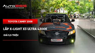 Toyota Camry 2008 lắp Bi gầm X-Light X3 Ultra 4300K: Giá 5,5 triệu