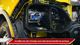 Ưu điểm của việc sử dụng Jack cắm zin khi độ đèn tại Auto365