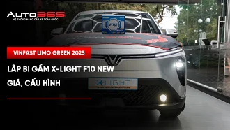VinFast Limo Green 2025 lắp bi gầm X-Light F10 New: Giá, cấu hình