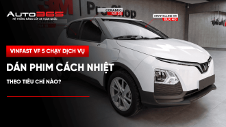 VinFast VF 5 chạy dịch vụ nên dán phim cách nhiệt theo tiêu chí nào? 