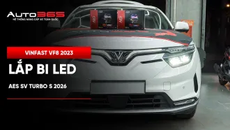 VinFast VF8 2023 lắp bi LED AES SV Turbo S 2026