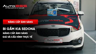 Bi gầm Kia Sedona: Giá và cấu hình thực tế