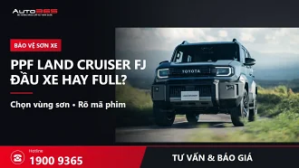 Dán PPF Toyota Land Cruiser FJ giá bao nhiêu? Nên dán đầu xe hay full xe?