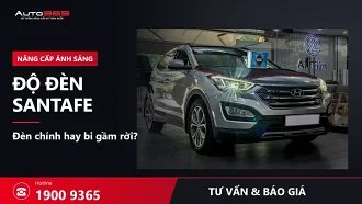 Độ đèn SantaFe: nên nâng đèn chính hay lắp bi gầm rời? Chi phí theo từng đời xe