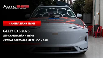 Geely EX5 2025 lắp Vietmap SpeedMap M1 trước–sau
