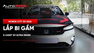 Honda City RS 2024 lắp bi gầm X-Light X3 Ultra 5500K
