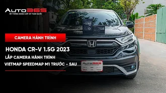 Honda CR-V 1.5G 2023 lắp Vietmap SpeedMap M1 trước–sau