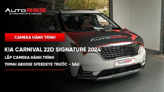 Kia Carnival 2.2D Signature 2024 lắp 70mai A800SE SpeedEye trước–sau