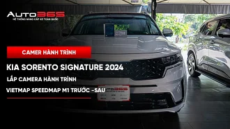 Kia Sorento Signature 2024 lắp Vietmap SpeedMap M1 trước–sau
