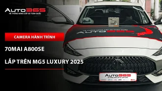 MG5 Luxury 2025 lắp 70mai A800SE hai kênh