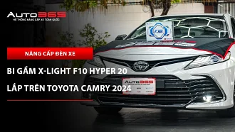 Toyota Camry 2024 2.5HV lắp bi gầm X-Light F10 Hyper 2.0