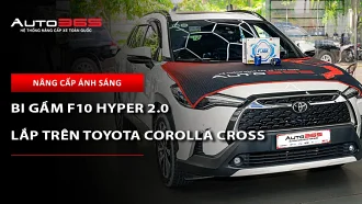Toyota Corolla Cross 2024 lắp bi gầm F10 Hyper 2.0