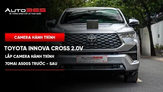 Toyota Innova Cross 2.0V 2024 lắp 70mai A500S trước–sau