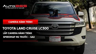 Toyota Land Cruiser LC300 2025 lắp Vietmap SpeedMap M2 trước–sau
