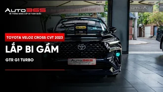 Toyota Veloz Cross CVT 2023 lắp bi gầm GTR G1 Turbo