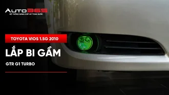 Toyota Vios 1.5G 2010 lắp bi gầm GTR G1 Turbo