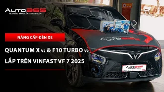 VinFast VF 7 2025 Plus lắp combo Quantum X V2 và F10 Turbo V2