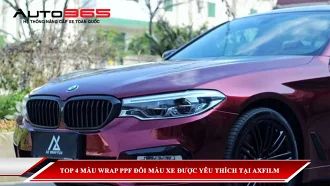 TOP 4 MÀU WRAP PPF ĐỔI MÀU XE ĐƯỢC YÊU THÍCH TẠI AXFILM