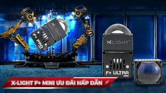 ĐỘ ĐÈN X-LIGHT F+ ULTRA MINI VÀ F+ PRO MINI VỚI GIÁ ƯU ĐÃI 10% 