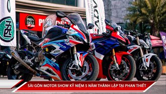 CÂU LẠC BỘ SÀI GÒN MOTOR SHOW KỶ NIỆM 5 NĂM THÀNH LẬP TẠI PHAN THIẾT