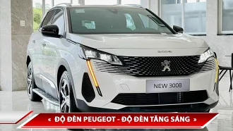 ĐỘ ĐÈN PEUGEOT - ĐỘ ĐÈN TĂNG SÁNG