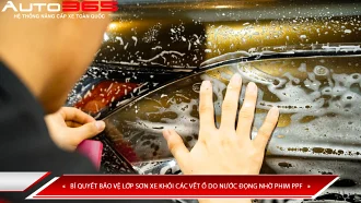 BÍ QUYẾT BẢO VỆ LỚP SƠN XE KHỎI CÁC VẾT Ố DO NƯỚC ĐỘNG NHỜ PHIM PPF