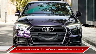 TẠI SAO DÁN WRAP XE LÀ XU HƯỚNG HOT TRONG MÙA MƯA 2024?